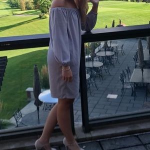 Wilfred Aritzia off the shoulder dress